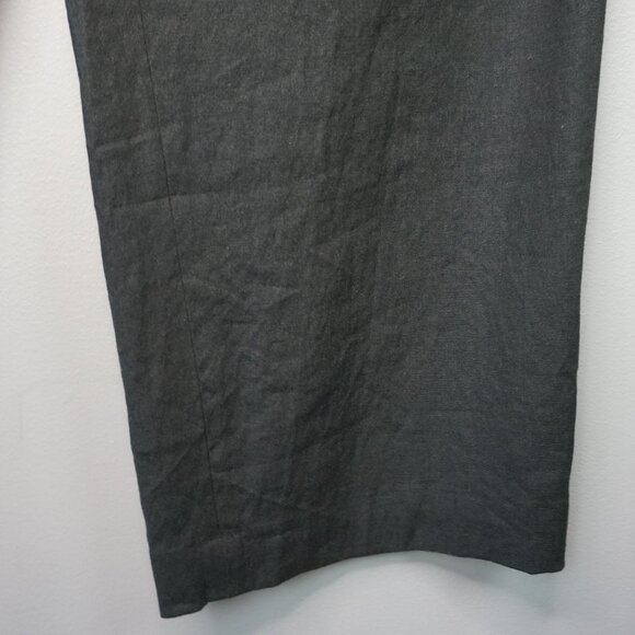 New Vince Linen Blend Pull On Pant in Black size Large (12-14) $395 - Picture 9 of 16